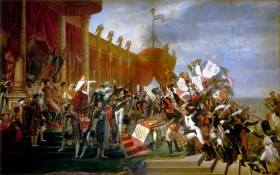 The Army takes an Oath to the Emperor after the Distribution of Eagles, 5 December 1804 by Jacques Louis David