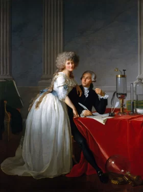 Antoine-Laurent Lavoisier and His Wife by Jacques Louis David