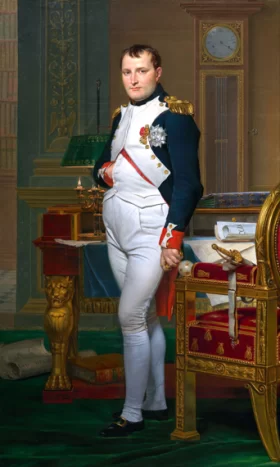 The Emperor Napoleon in His Study at the Tuileries 1812 by Jacques Louis David The Emperor Napoleon in His Study at the Tuileries 1812 by Jacques Louis David
