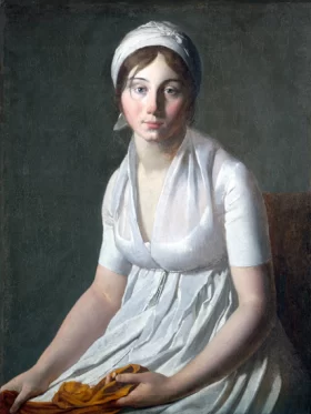 Portrait of a Young Woman 1800 by Jacques Louis David Portrait of a Young Woman 1800 by Jacques Louis David
