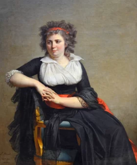 Portrait de la marquise d'Orvilliers 1790 by Jacques Louis David