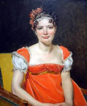 Laura-Emile-Felicite David, Baronne Meunier by Jacques Louis David