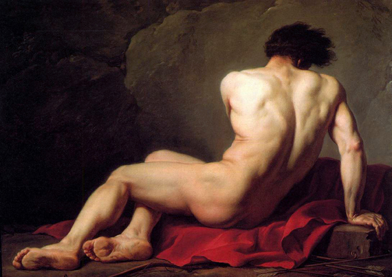Patroclus 1780 by Jacques Louis David, oil painting reproduction on canvas Patroclus 1780 by Jacques Louis David