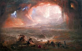Destruction of Pompeii and Herculaneum by John Martin