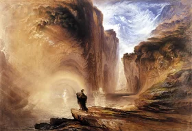 Manfred and the Alpine Witch by John Martin