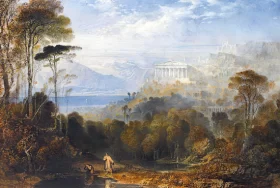 Diogenes Throwing Away His Cup by John Martin Diogenes Throwing Away His Cup by John Martin