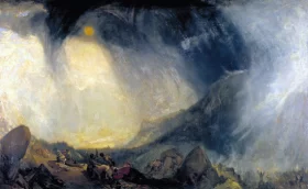 Snow Storm- Hannibal and his Army Crossing the Alps 1812 by J.M.W. Turner