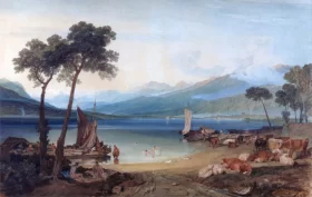 Lake Geneva and Mount Blanc by J.M.W. Turner Lake Geneva and Mount Blanc by J.M.W. Turner