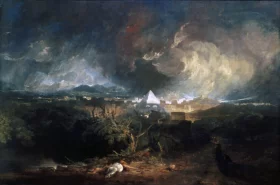 The Fifth Plague of Egypt 1800 by J.M.W. Turner