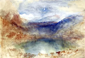 A Swiss Lake, Lungernzee by J.M.W. Turner