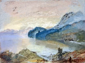 View on the Ligurian Coast near Genoa by J.M.W. Turner