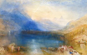 The Lake of Zug 1843 by J.M.W. Turner
