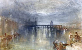 Lucerne- Moonlight 1843 by J.M.W. Turner