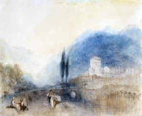 Bellinzona 1842 by J.M.W. Turner