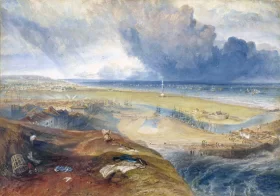 Great Yarmouth, Norfolk, with Nelson's Column by J.M.W. Turner
