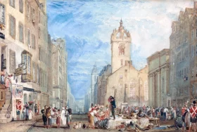 High Street, Edinburgh 1818 by J.M.W. Turner High Street, Edinburgh 1818 by J.M.W. Turner