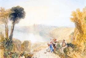 Lake Albano, Italy by J.M.W. Turner