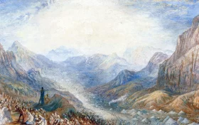Mount Sinai, the Valley in which the Children of Israel were encamped by J.M.W. Turner