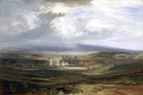 Raby Castle, the Seat of the Earl of Darlington 1817 by J.M.W. Turner