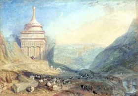 The Valley of the Brook at Kidron, Jerusalem (Absalom's Tomb) by J.M.W. Turner