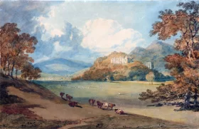 View of Dunster Castle from the Northeast by J.M.W. Turner View of Dunster Castle from the Northeast by J.M.W. Turner