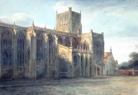 An English Cathedral by J.M.W. Turner An English Cathedral by J.M.W. Turner