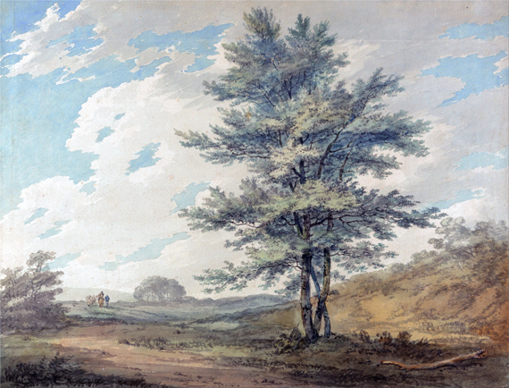Landscape with Trees and Figures 1796 by J.M.W. Turner