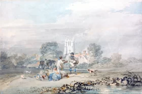 Autumn Sowing of the Grain 1794 by J.M.W. Turner Autumn Sowing of the Grain 1794 by J.M.W. Turner