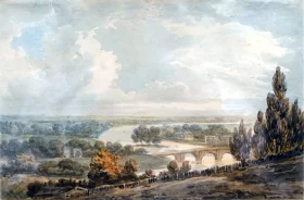 Panoramic View of the Thames 1796 by J.M.W. Turner Panoramic View of the Thames 1796 by J.M.W. Turner