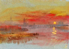 The Scarlet Sunset by J.M.W. Turner The Scarlet Sunset by J.M.W. Turner