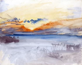 Sunset Over Water by J.M.W. Turner Sunset Over Water by J.M.W. Turner