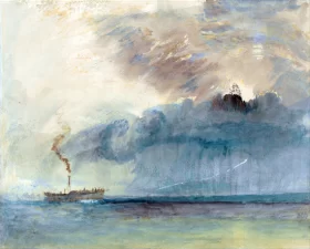 A Paddle-steamer in a Storm 1841 by J.M.W. Turner A Paddle-steamer in a Storm 1841 by J.M.W. Turner