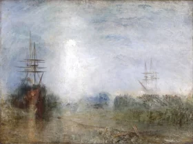 Whalers (Boiling Blubber) Entangled in Flaw Ice by J.M.W. Turner Whalers (Boiling Blubber) Entangled in Flaw Ice by J.M.W. Turner