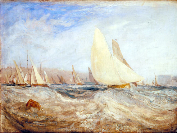 East Cowes Castle, the Regatta Beating to Windward 1827 by J.M.W. Turner, oil painting reproduction on canvas East Cowes Castle, the Regatta Beating to Windward 1827 by J.M.W. Turner