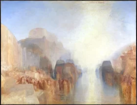 The Harbour of Brest- The Quayside and Château by J.M.W. Turner The Harbour of Brest- The Quayside and Château by J.M.W. Turner