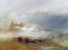 Wreckers - Coast of Northumberland, with a Steam-Boat Assisting a Ship off Shore by J.M.W. Turner Wreckers - Coast of Northumberland, with a Steam-Boat Assisting a Ship off Shore by J.M.W. Turner