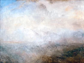 Seascape with Distant Coast 1840 by J.M.W. Turner Seascape with Distant Coast 1840 by J.M.W. Turner