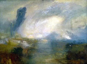 The Thames above Waterloo Bridge 1830 by J.M.W. Turner