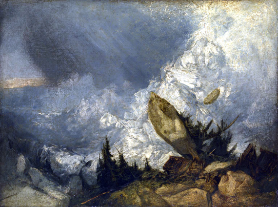 The Fall of an Avalanche in the Grisons by J.M.W. Turner