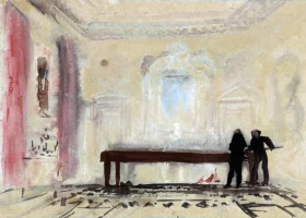 The Billiard Players 1827 by J.M.W. Turner
