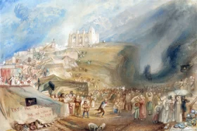 Saint Catherine's Hill, Guildford, Surrey 1830 by J.M.W. Turner