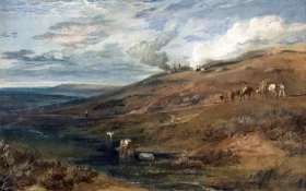 Dartmoor- The Source of the Tamar and the Torridge 1813 by J.M.W. Turner