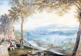 Kirkby Lonsdale Churchyard, Westmorland by J.M.W. Turner