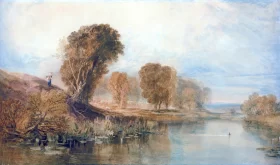 View on the River Brent, North London by J.M.W. Turner