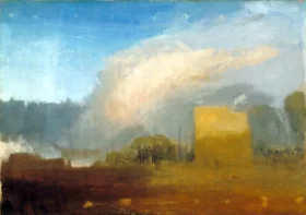 Rouen- The Left Bank, with Shipping Beyond by J.M.W. Turner