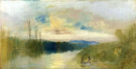 The Lake, Petworth, Sunrise by J.M.W. Turner The Lake, Petworth, Sunrise by J.M.W. Turner