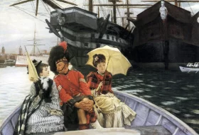How Happy I Could Be With Either by James Tissot How Happy I Could Be With Either by James Tissot