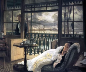 A Passing Storm by James Tissot A Passing Storm by James Tissot