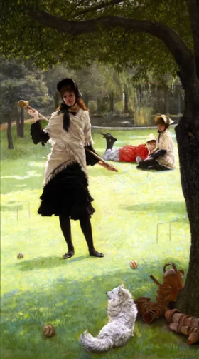 Croquet by James Tissot Croquet by James Tissot