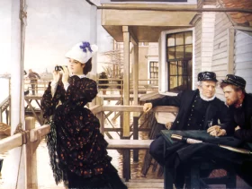 The Captain's Daughter by James Tissot The Captain's Daughter by James Tissot